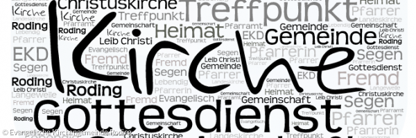 Wordcloud Christuskirche