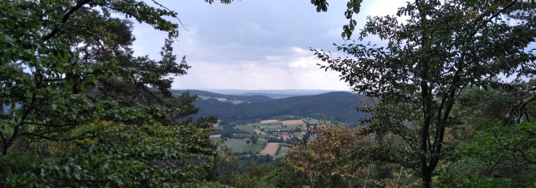 Panoramablick: Bayerischer Wald 