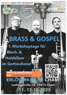 3 Musiker mit Blasinstrumenten