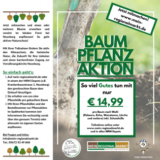 Flyer Baumpflanzaktion